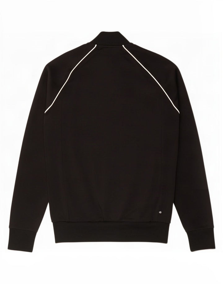 Trening pentru bărbați Adidas Top Jachetă Mic Negru Bumbac