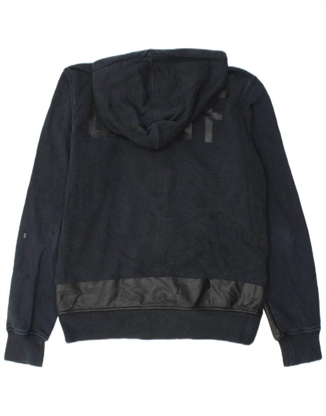 Pulover Nike Graphic Zip pentru bărbați, bumbac colorblock, albastru, mediu