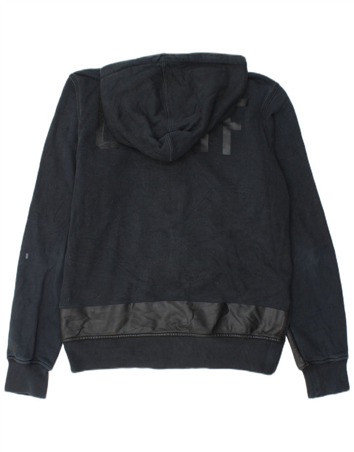 Pulover Nike Graphic Zip pentru bărbați, bumbac colorblock, albastru, mediu