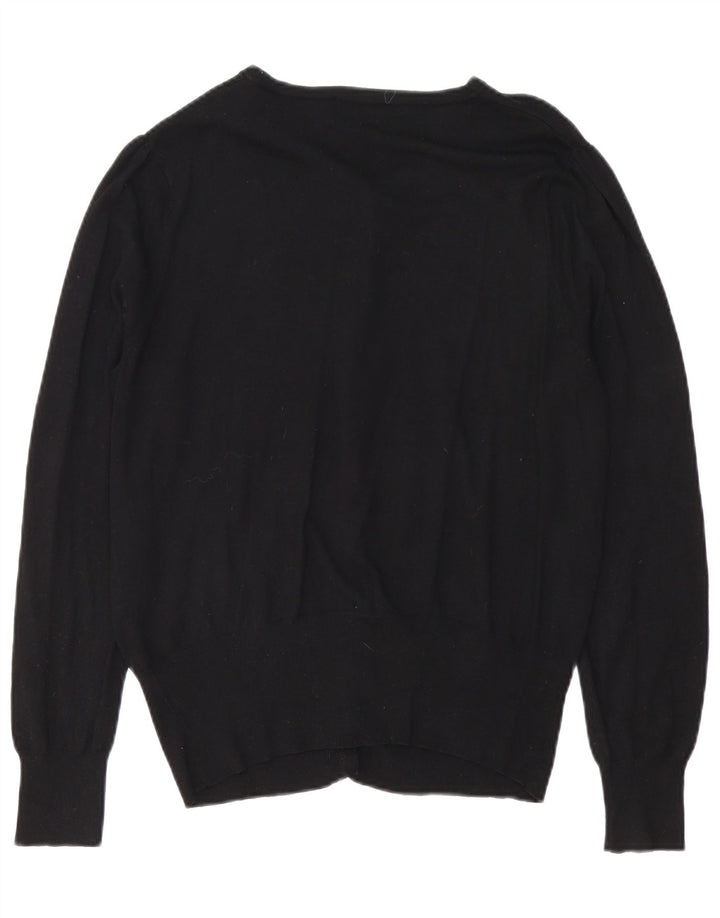 Pulover cardigan pentru femei Marks & Spencer UK 16 Large Black