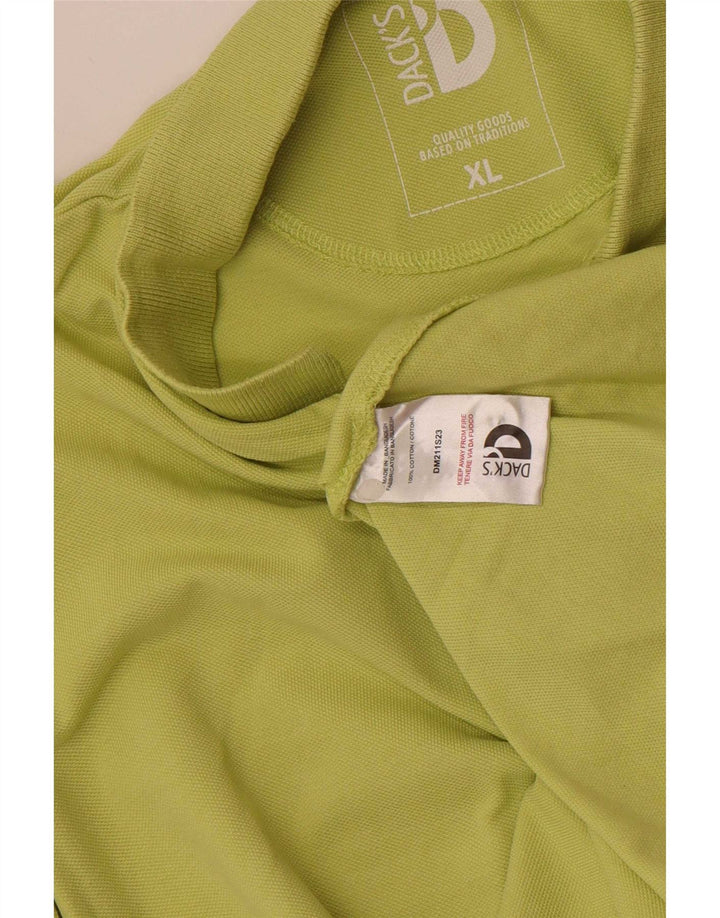 Tricou polo pentru bărbați Dack's XL, bumbac verde