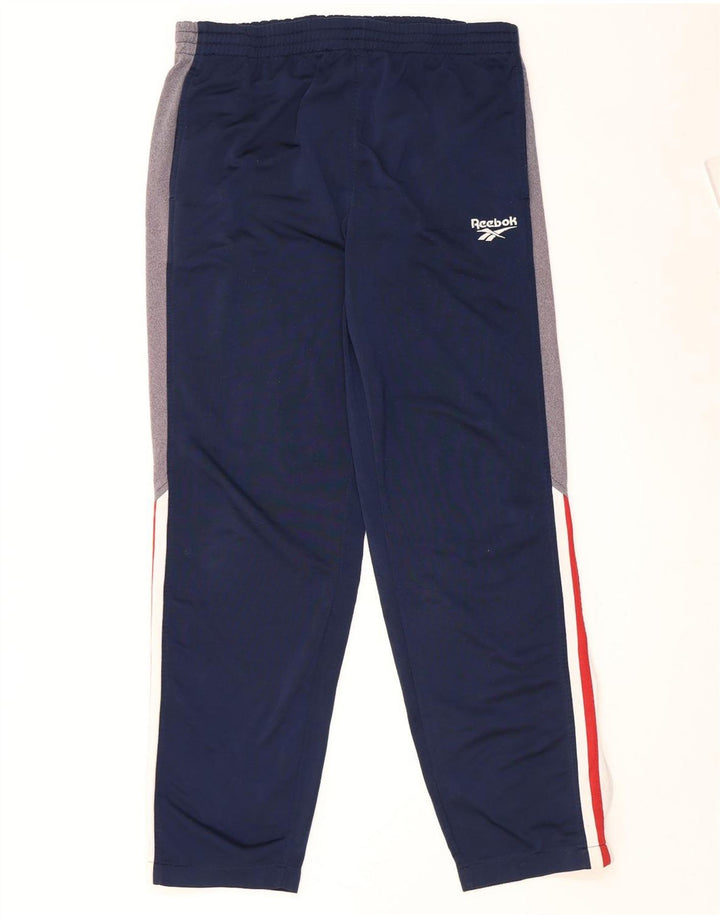 Pantaloni de trening pentru bărbați Reebok, mari, albastru, poliester color bloc