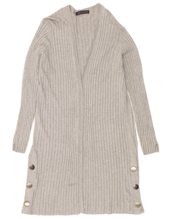 Pulover cardigan cu paragate pentru femei Marks & Spencer UK 14 gri mediu