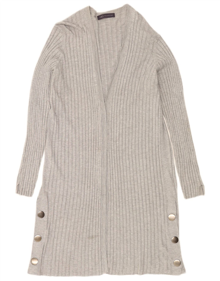 Pulover cardigan cu paragate pentru femei Marks & Spencer UK 14 gri mediu