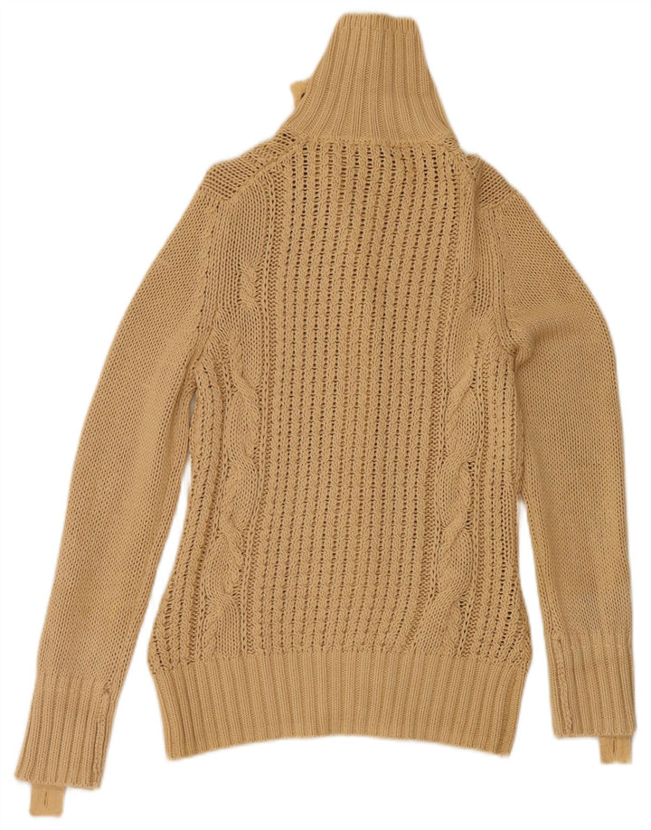 Pulover cardigan Massimo Dutti pentru femei UK 12 bumbac mediu bej