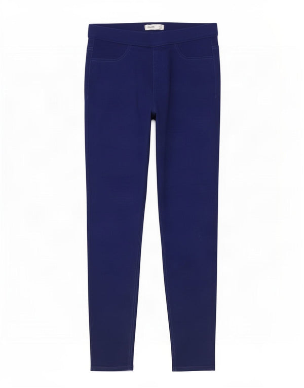 Pantaloni casual pentru femei Marks & Spencer UK 14 Large W32 L27 Bleumarin