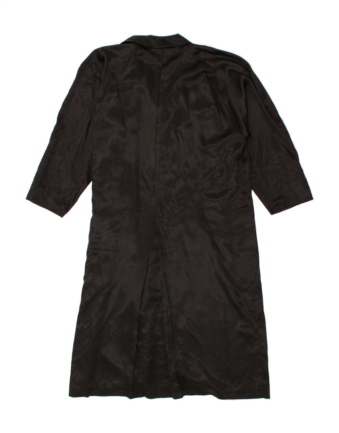 VINTAGE Womens Open Overcoat UK 12 Medium Black Vintage Vintage and Second-Hand Vintage from Messina Hembry 