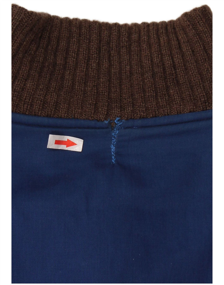 Pulover cardigan reversibil pentru bărbați VINTAGE XL maro Fair Isle