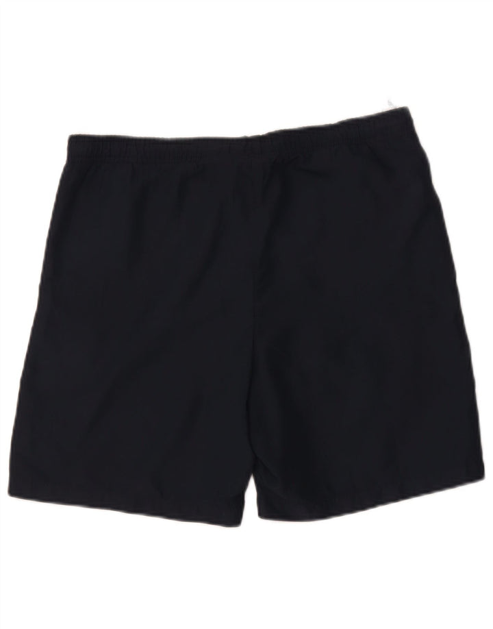 Pantaloni scurți sport pentru bărbați Lotto, medii, albastru, poliamidă cu dungi