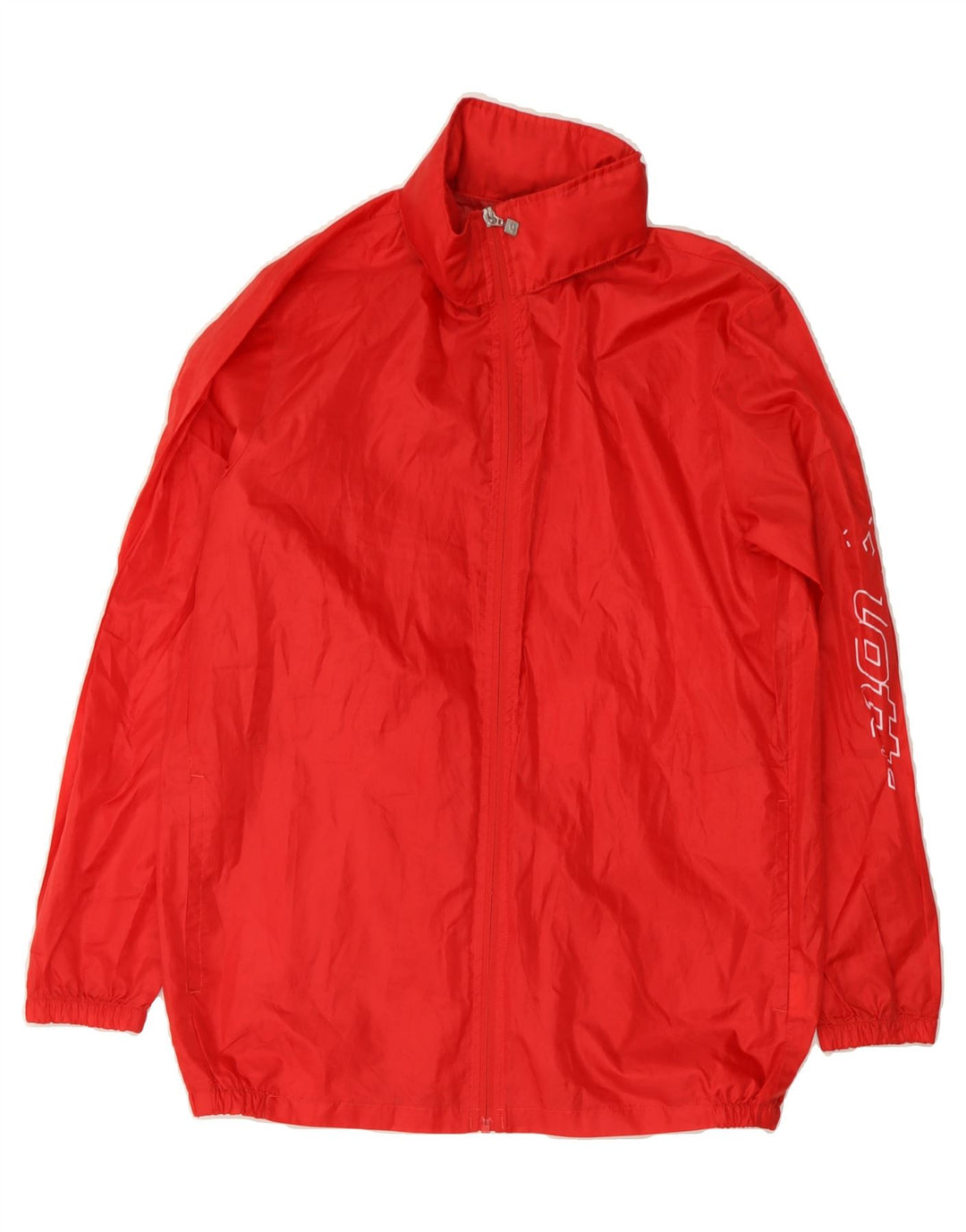 LOTTO Boys Graphic Raincoat 15-16 Years XL Red Polyester Vintage Lotto and Second-Hand Lotto from Messina Hembry 