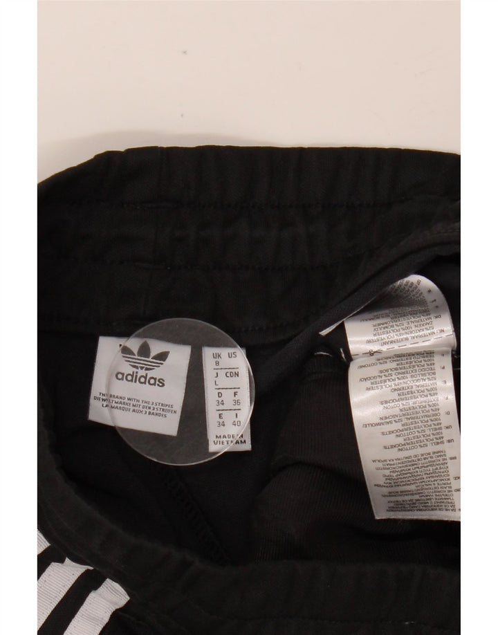 Pantaloni de trening ADIDAS pentru femei UK 8 mic bumbac negru