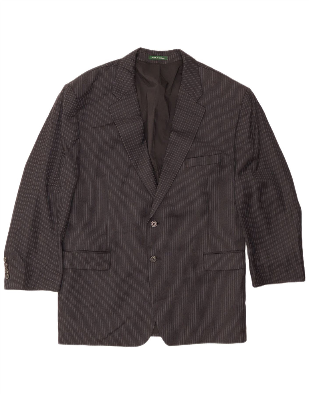 Jachetă pentru bărbați Ralph Lauren, cu 2 nasturi, UK 42 XL Lână neagră cu dungi