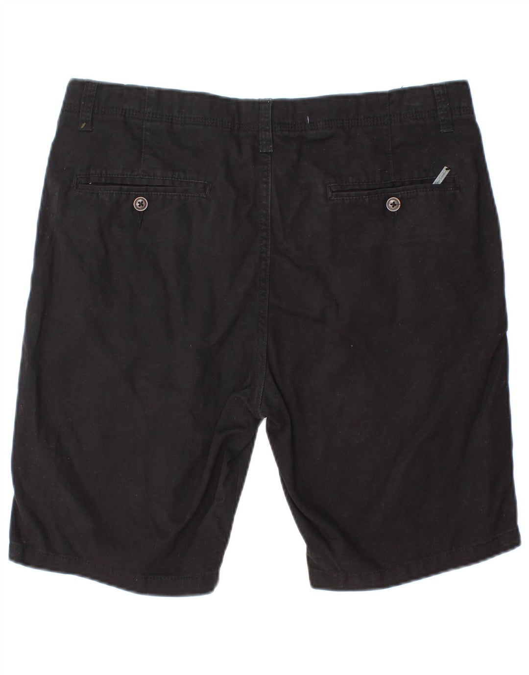 Pantaloni scurți chino pentru bărbați Pierre Cardin, cu tăiere obișnuită, mediu W32, bumbac negru
