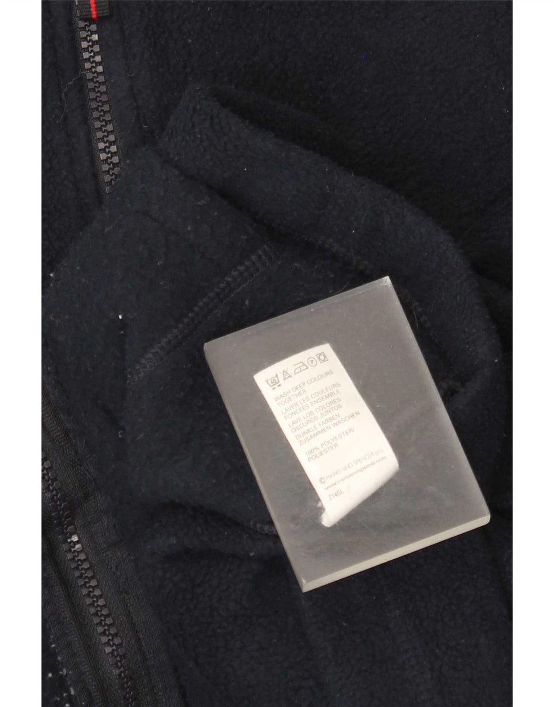Gilet pentru bărbați Marks & Spencer din fleece UK 42 XL bleumarin poliester
