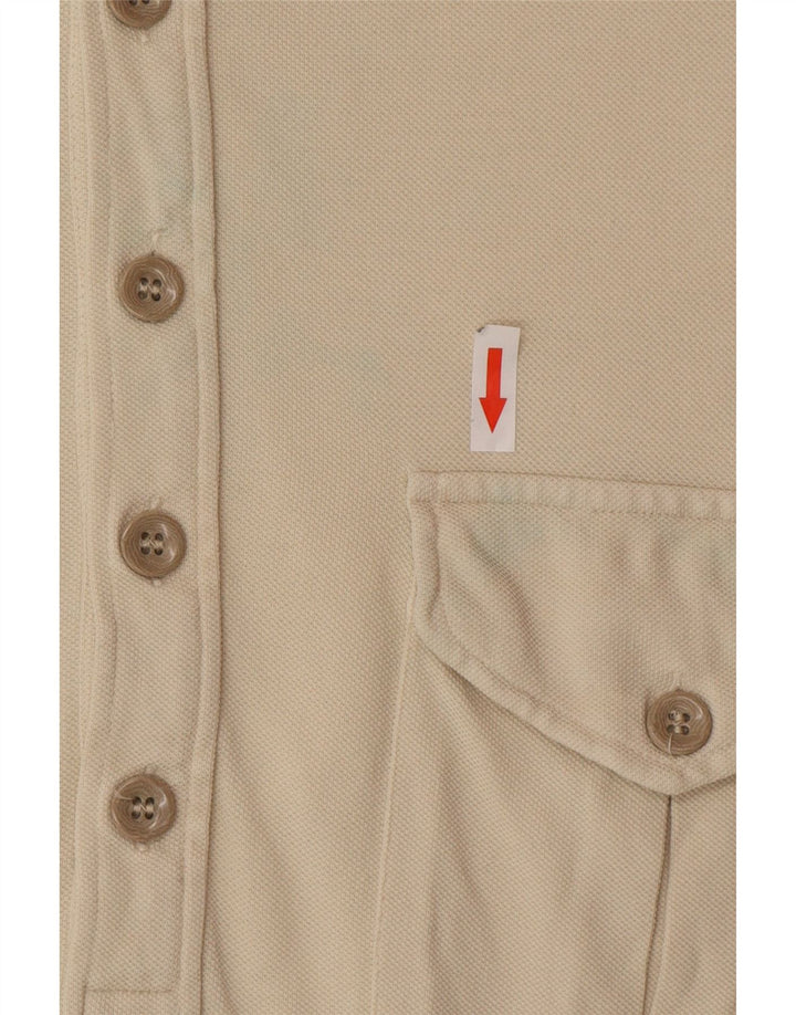 Cămașă polo pentru bărbați Armani Jeans Medium Off White