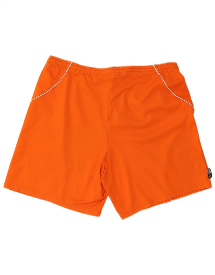 Pantaloni scurți sport pentru bărbați Adidas Climalite, portocaliu mare