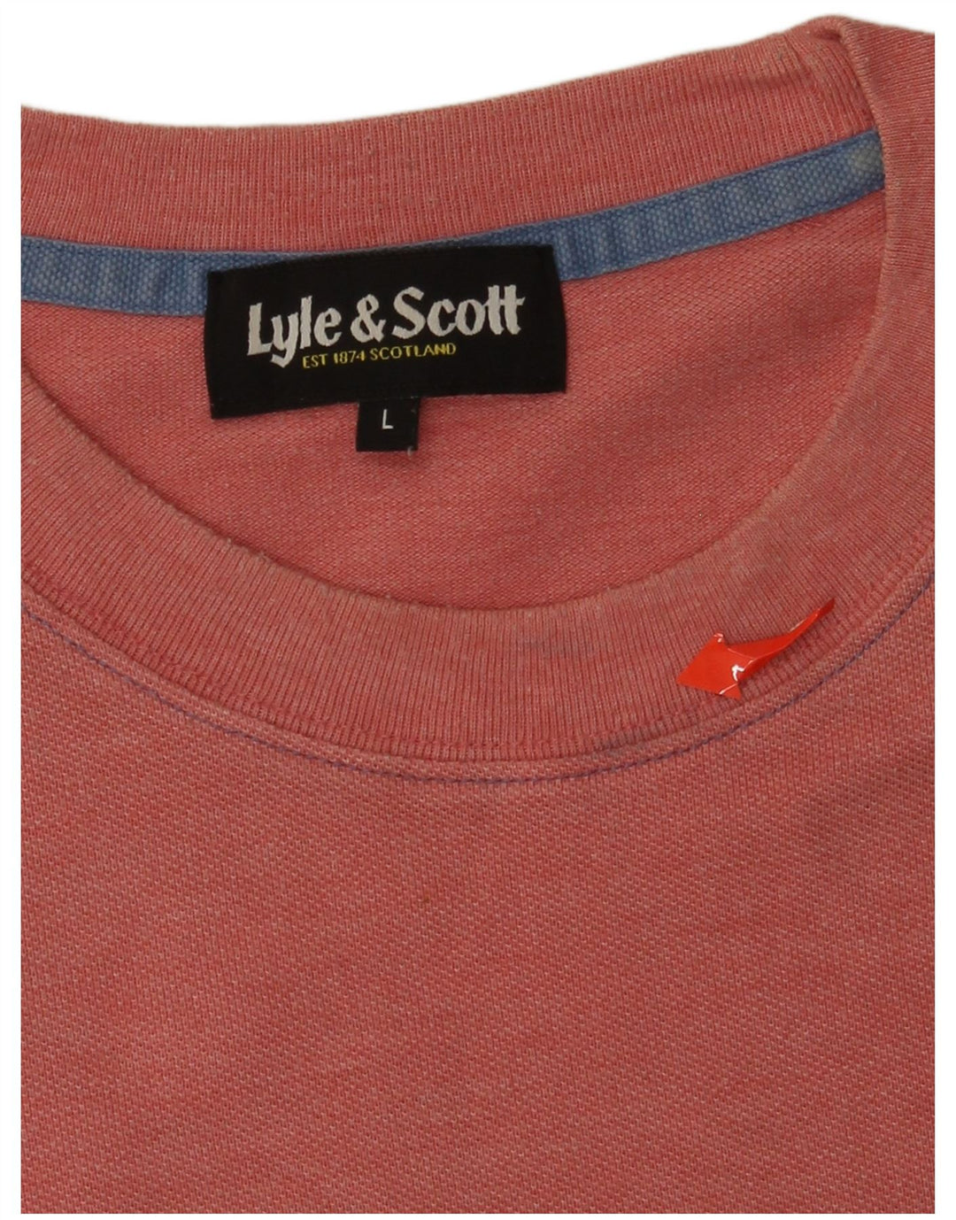 Tricou pentru bărbați Lyle & Scott Top mare portocaliu