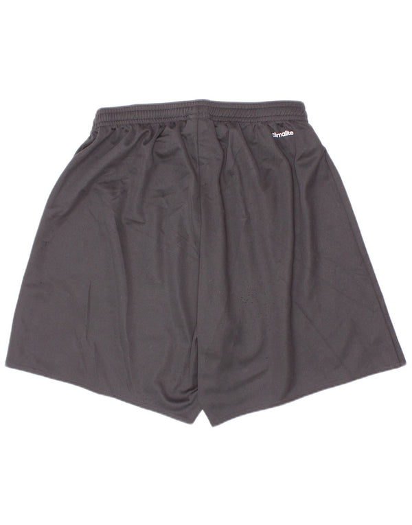 Pantaloni scurți sport adidas Climalite pentru băieți 9-10 ani poliester negru mic