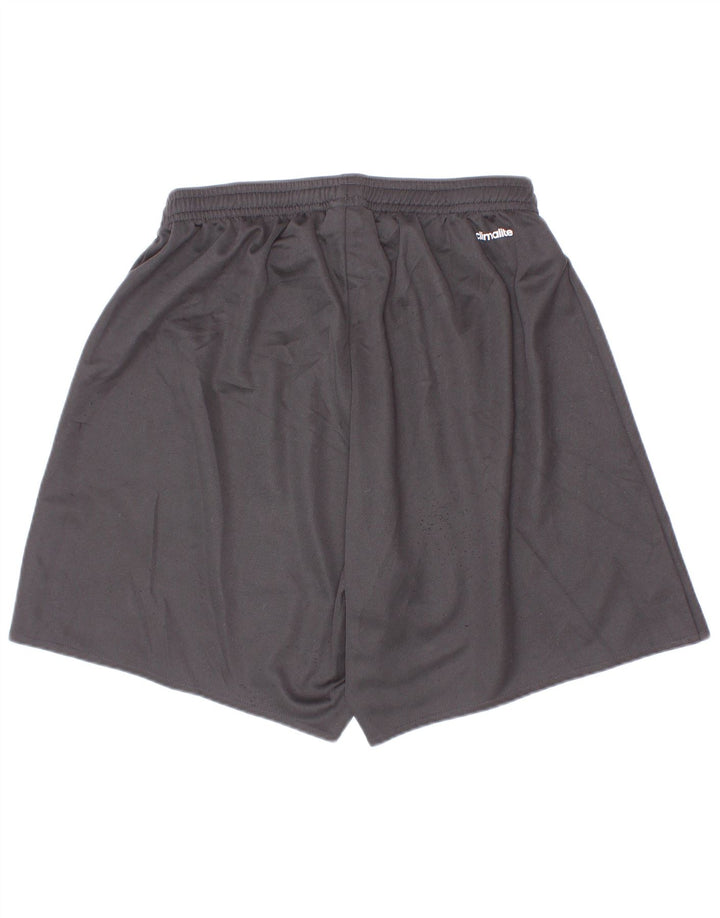 Pantaloni scurți sport adidas Climalite pentru băieți 9-10 ani poliester negru mic