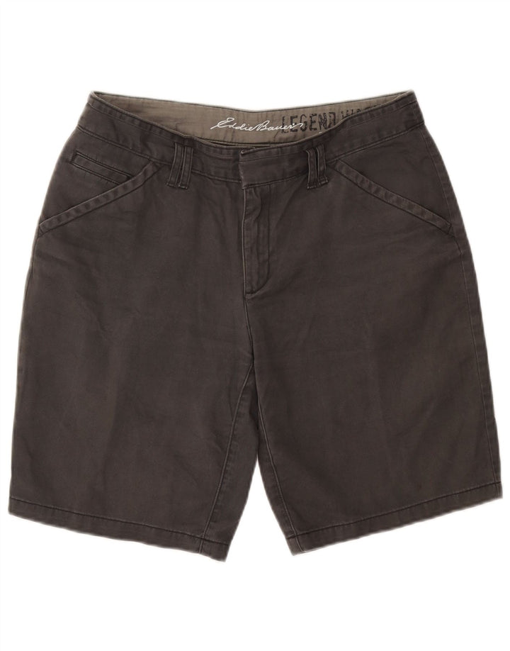 Pantaloni scurti chino pentru femei Eddie Bauer US 8 Medium W30 bumbac gri