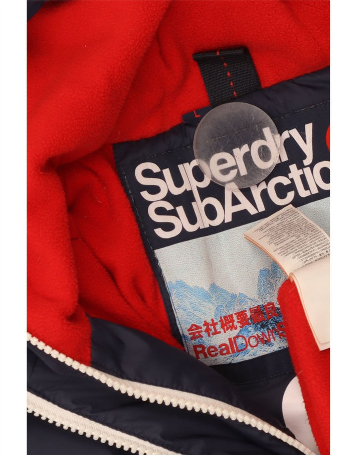 Jachetă căptușită SubArctic Graphic pentru bărbați Superdry UK 40, mare, bleumarin