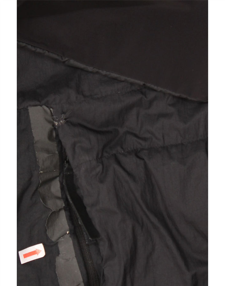 Palton căptușit cu glugă Adidas pentru bărbați Marea Britanie 38 Nylon mediu negru