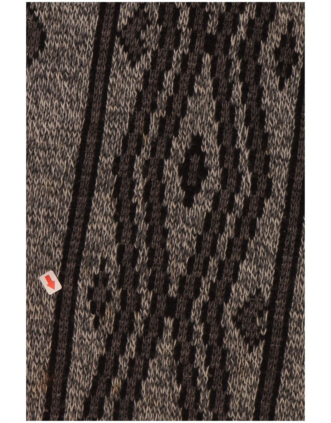 ANGELO LITRICO Pulover pentru bărbați cu gât roșu IT 52/54 Mare Gri Geometric