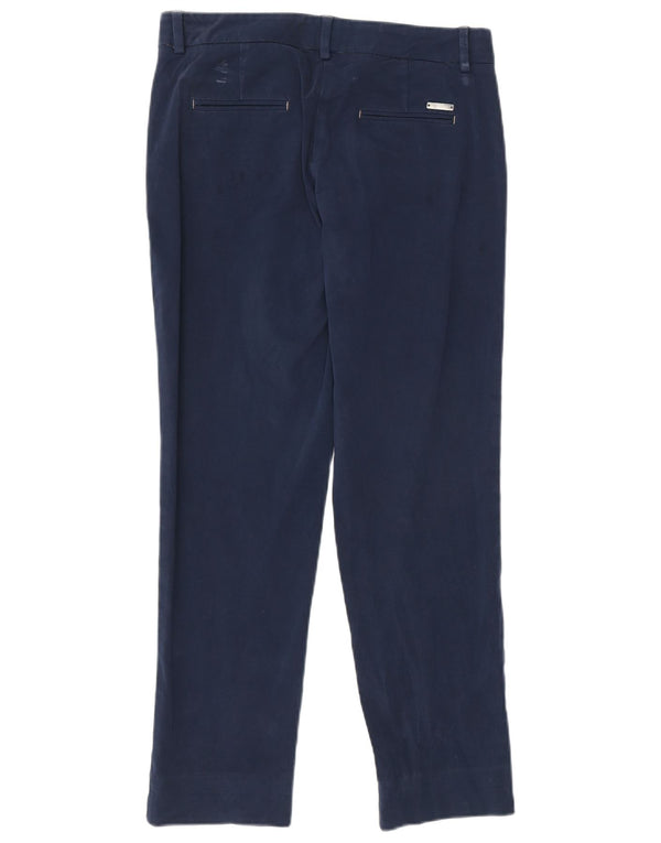 Cerruti 1881 Pantaloni chino subțiri pentru femei IT 42 Medium W30 L27 Bleumarin