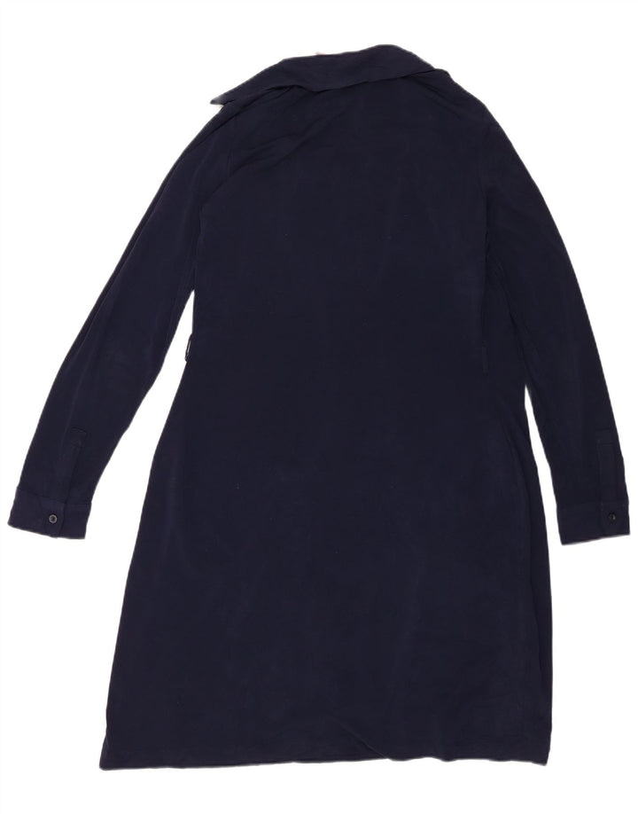 Rochie Wrap Calvin Klein pentru femei UK 14 Medium Bleumarin Poliester