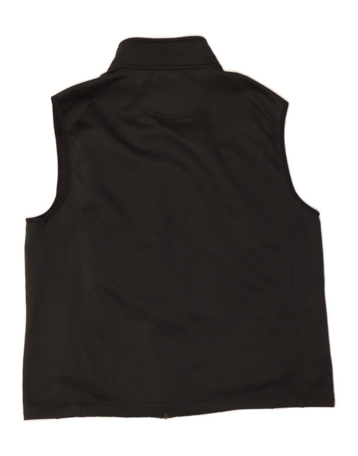 IZOD Mens Sleeveless Tracksuit Top Jacket Large Black Polyester Vintage Izod and Second-Hand Izod from Messina Hembry 