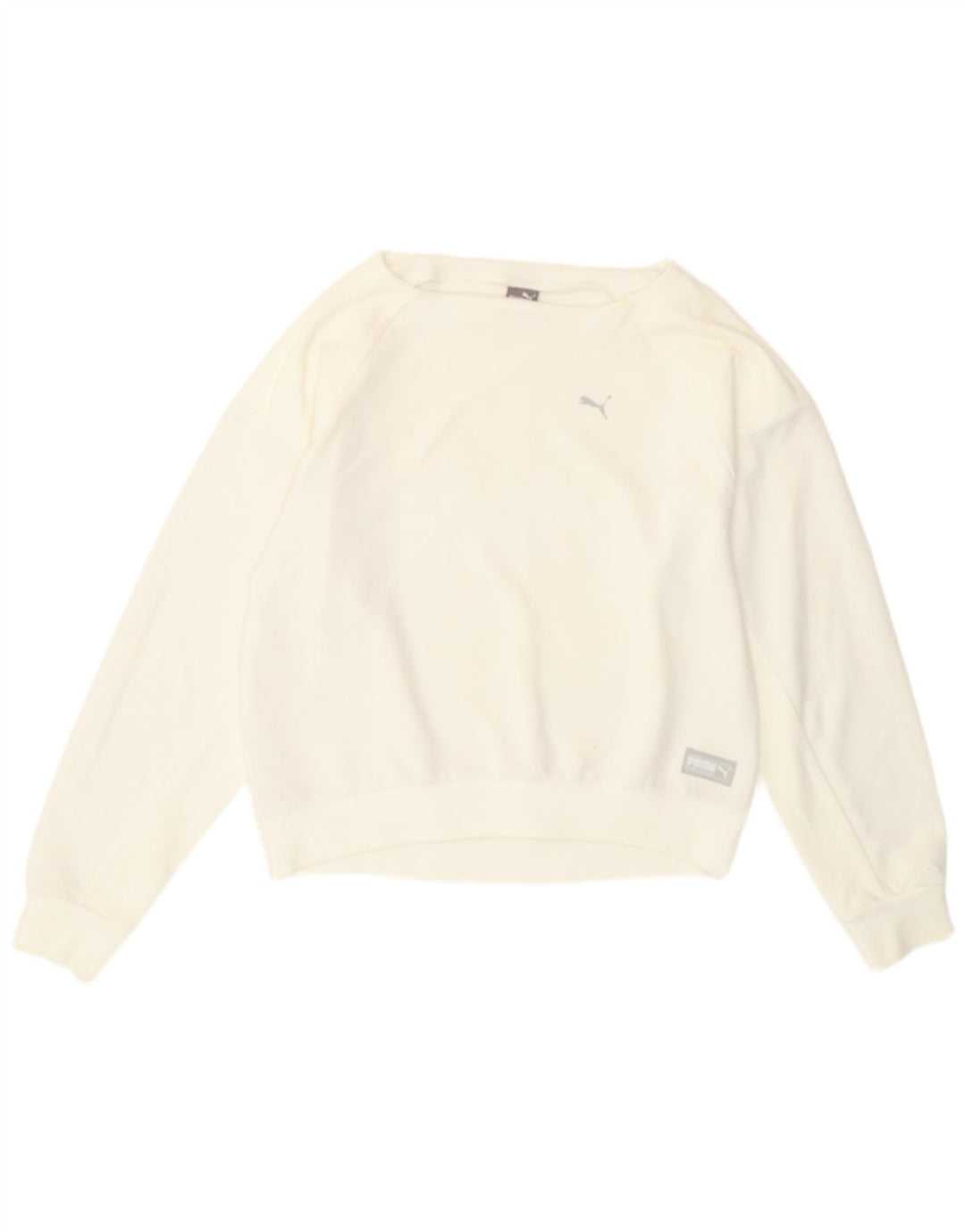 Pulover pentru femei Puma Loose Fit, UK 10, mic, alb