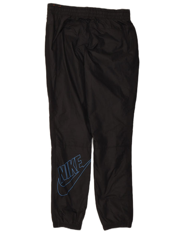 Pantaloni de trening cu grafic pentru femei Nike Pantaloni de jogging UK 14 Medium Negru