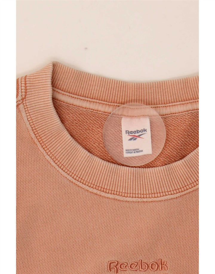 Hanorac pentru bărbați Reebok Jumper mic, roz, bumbac