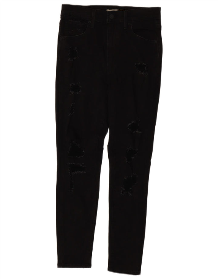Blugi super skinny Mile High pentru femei LEVI'S W29 L27 bumbac negru