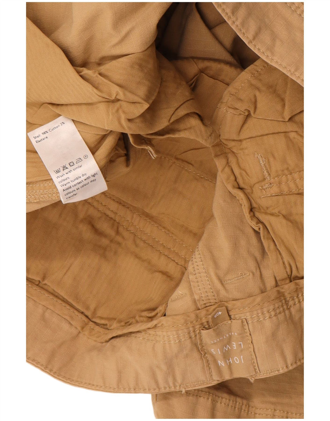 Pantaloni scurți cargo John Lewis pentru bărbați W40 XL, bumbac, bej
