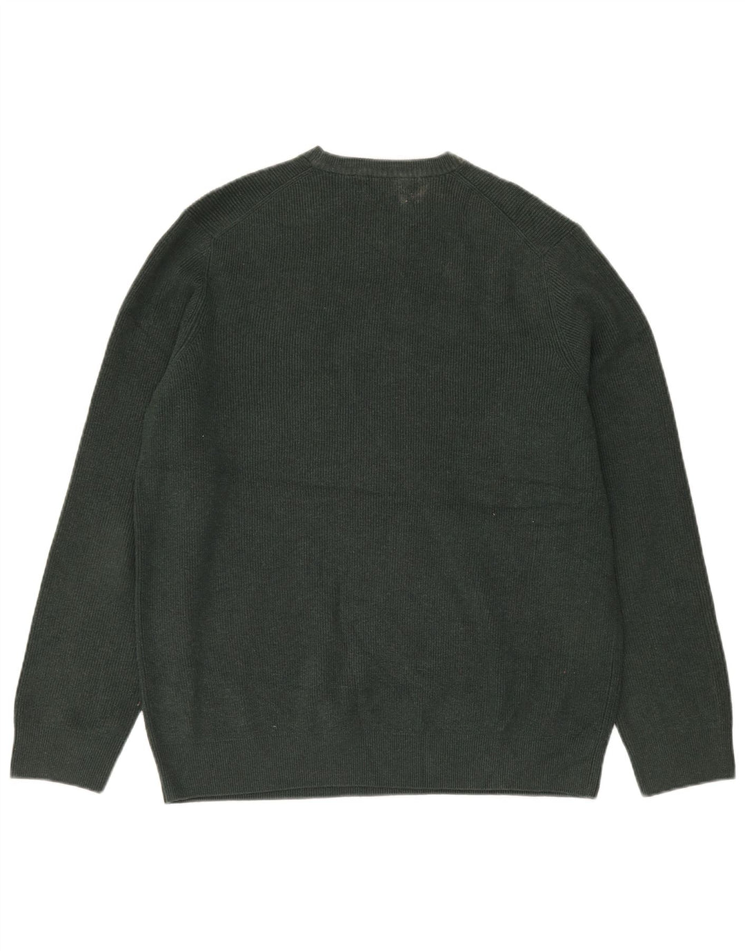 Pulover pentru bărbați Marks & Spencer, cu gât crew, poliester verde XL