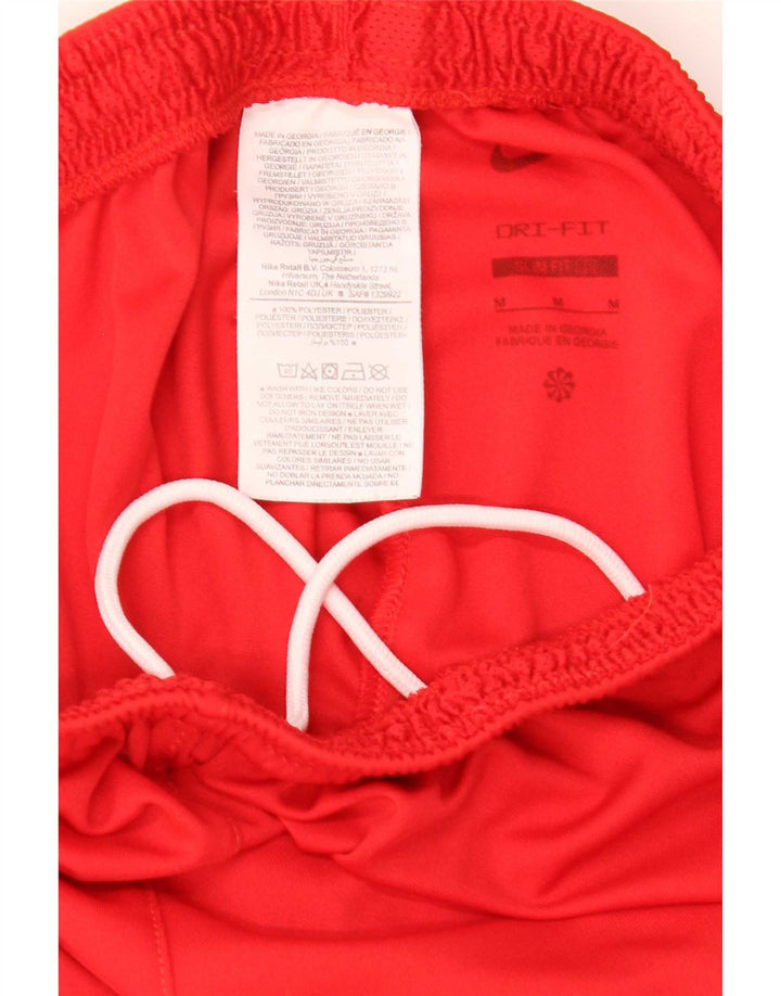 Pantaloni scurți sport Nike pentru bărbați, poliester roșu mediu