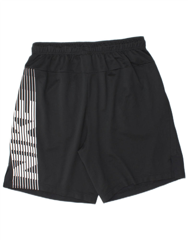 Pantaloni scurți sport NIKE Dri Fit Graphic pentru bărbați, mari, negru, poliester