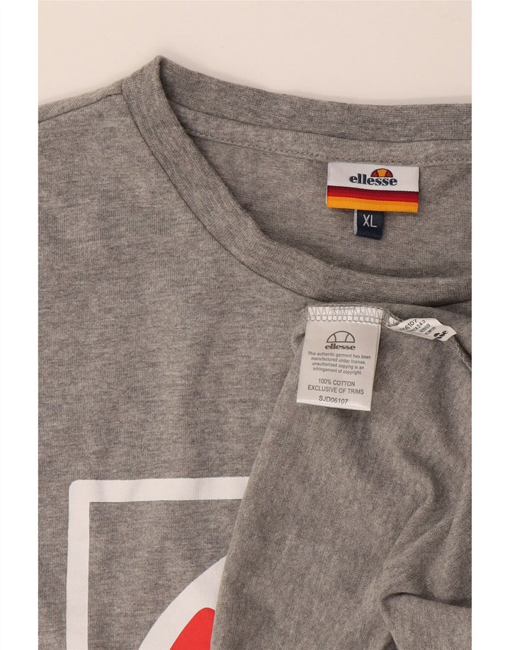 Tricou grafic pentru bărbați Ellesse Top XL bumbac gri