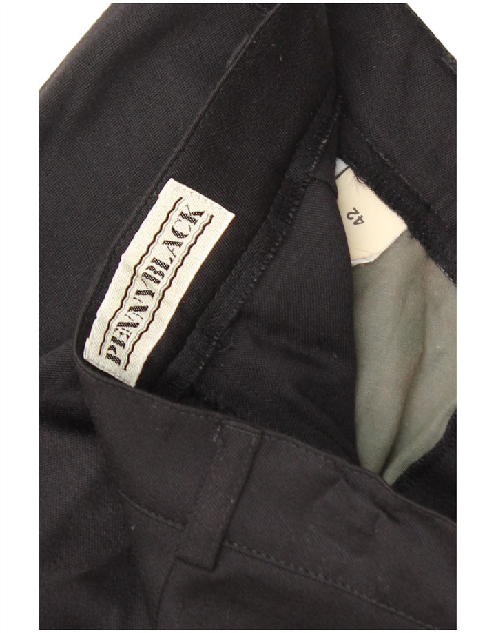 PENNY BLACK Pantaloni chino cu talie înaltă pentru femei IT 42 Medium W26 L30 Negru