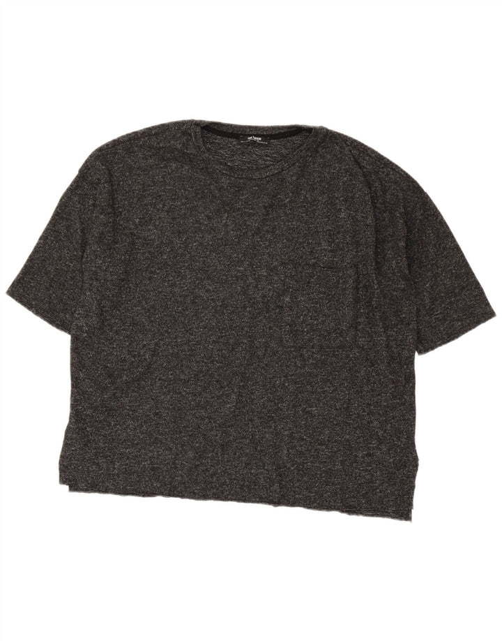 Tricou supradimensionat pentru femei Zara UK 14 Poliester cu pături gri mediu