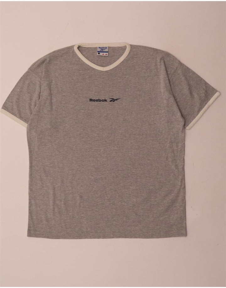 Tricou pentru bărbați Reebok Top XL bumbac gri