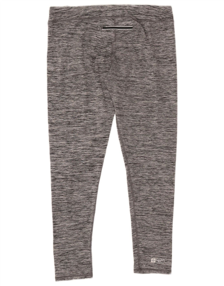 Leggings cu grafică pentru femei SUPERDRY UK 14, mare, gri, poliester cu pete