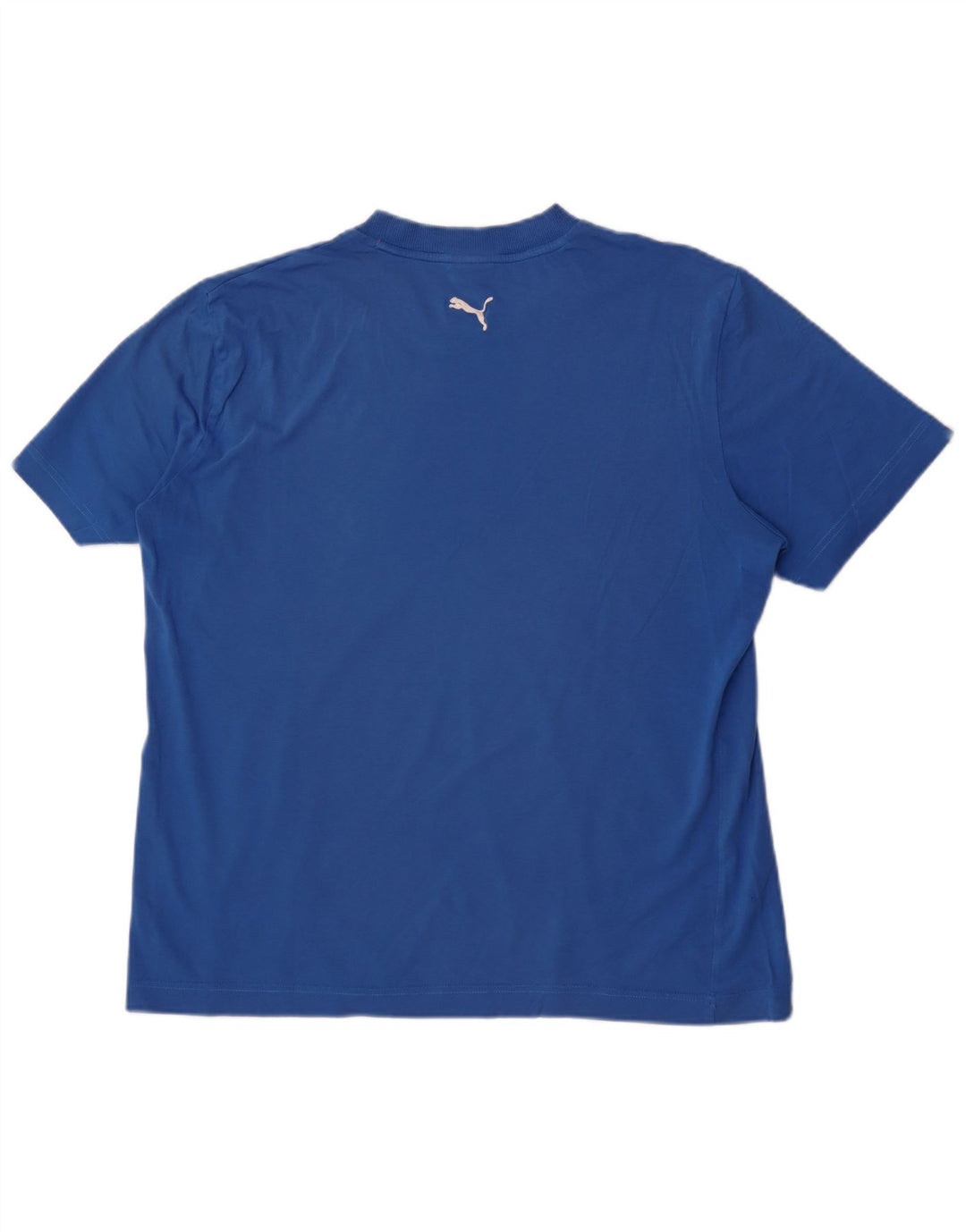 Tricou grafic Puma pentru bărbați Top mare, albastru, bumbac