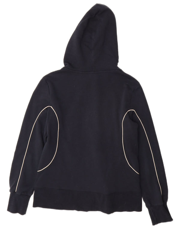 Pulover Puma pentru femei, cu fermoar, UK 16, mare, albastru, bumbac