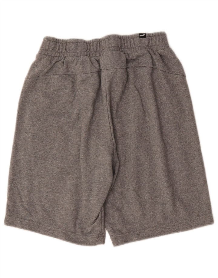 Pantaloni scurți sport Puma pentru bărbați, bumbac, gri mediu