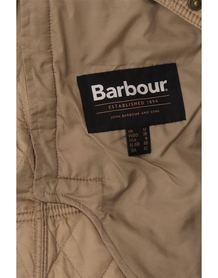 Jachetă matlasată Barbour pentru femei UK 12 Medium Bej Poliamidă