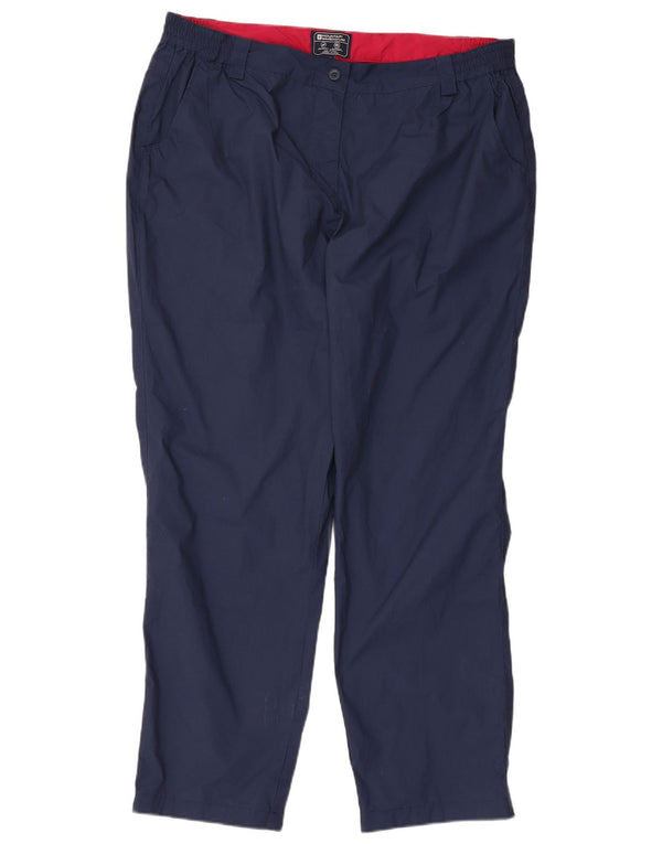 Mountain Warehouse Pantaloni casual pentru femei cu talie înaltă UK 18 XL W36 L29 bleumarin