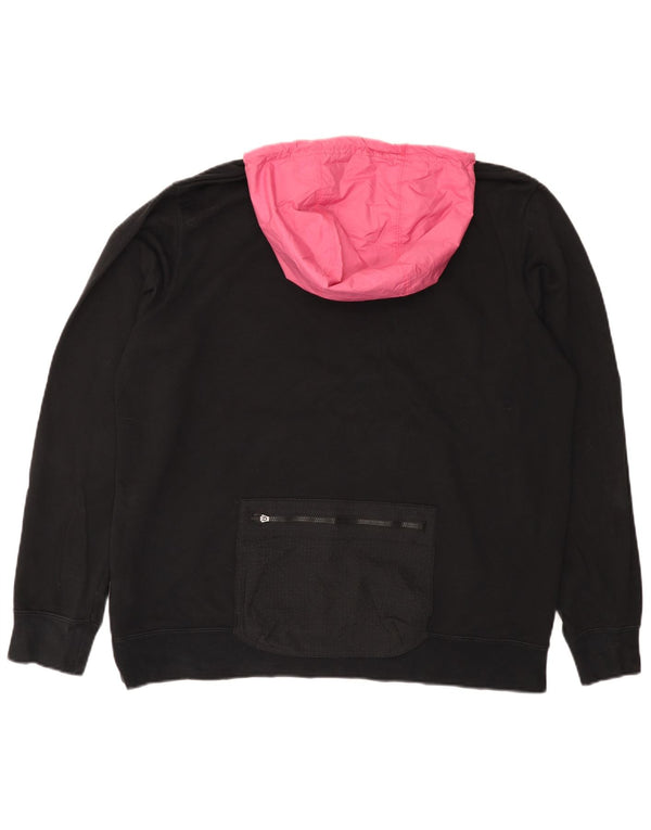 Hanoră cu glugă cu fermoar și cu grafic Nike pentru bărbați, XL, bumbac color bloc