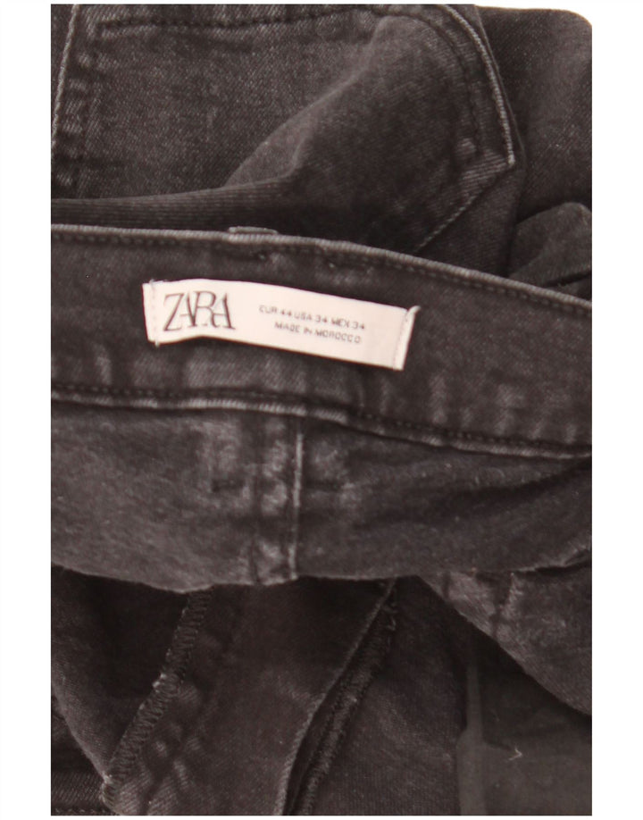 Blugi slim pentru bărbați Zara EU 44 Large W34 L31 Negri